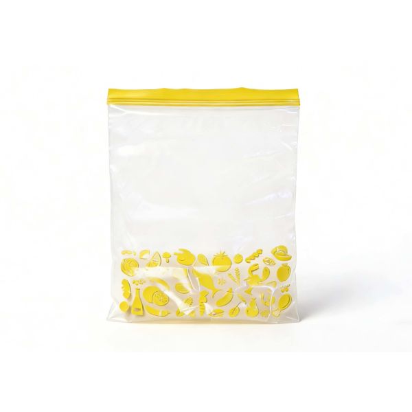 Customizable PE Double Zipper Food Storage Bags BPA-Free Leakproof & Reusable Ideal for Kitchen Organization & Meal Prep