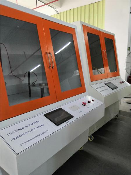 Voltaje de avería de la máquina de prueba de materiales de aislamiento del IEC 60243-1 0~50kV