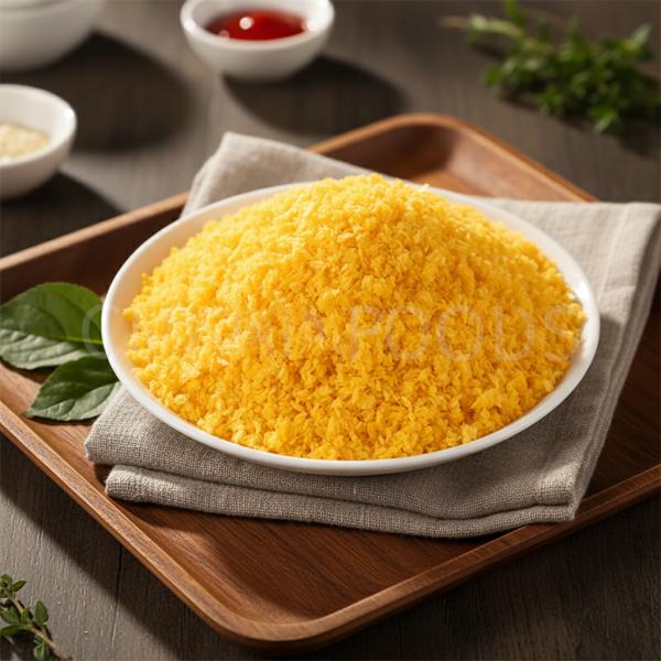 Golden Crispy Panko Breadcrumbs Exporter from China | Brand Customization Supported