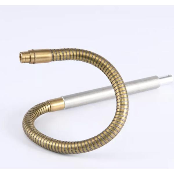 316 Stainless Steel Flexible Tube Triangle 4Mm Flexible Metal Gooseneck Tube Bronze Copper