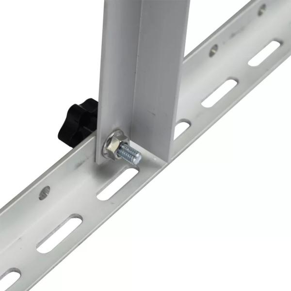 Solar Energy Adjustable Mid End Clamp for Flat Bracket Standing Ground Roof System