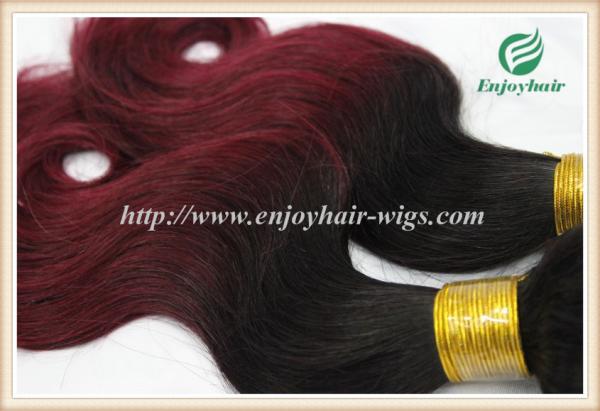 Brazilian virgin  hair weave , natural color/99J# Body wave 10''-26''length hair extension
