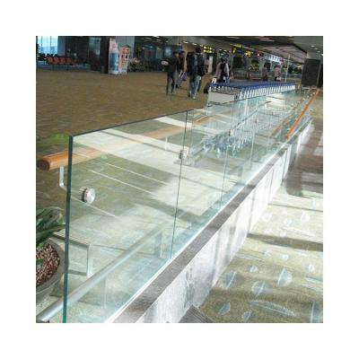 2023 Clampada de escada de piscina sem enquadramento Balaustrada Glace Manilha Espinhaco de fixação Clampada de vidro vedação