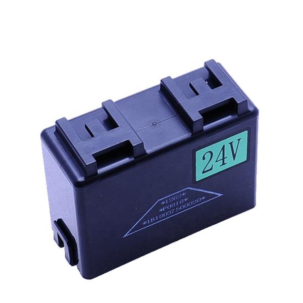Universal 24V DC Vehicle Battery Standard Black Case Design Wiper Relay for Electric Foton Motorcycle Truck
