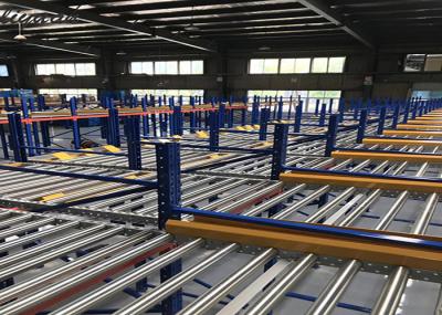Profundidade intensiva galvanizada 1.5-2.5mm do rolo do armazenamento da cremalheira da pálete do fluxo de gravidade