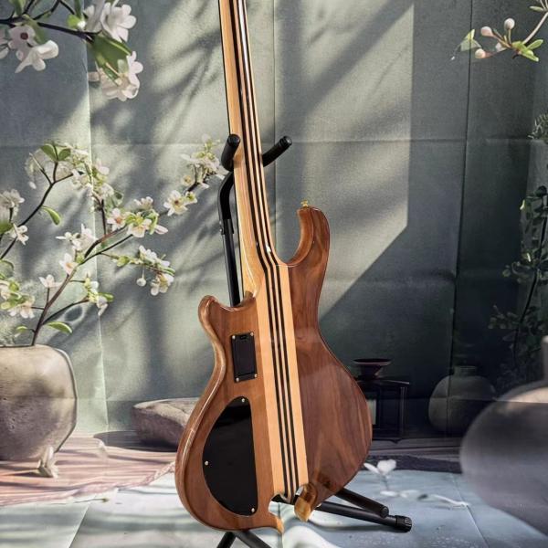 Custom Alembic Style Neck Through Body 4 Strings Electric Bass