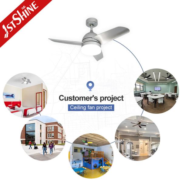小部屋 メタル LED 天井扇風機 6 スピードと安価で簡単に清潔なデザイン