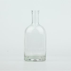 Flint 375ml Liquor Bottle Cork Top Glass Bottle For Gin 420g CY-761