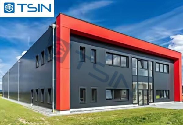 Taller prefabricado de estructura de acero de 5000 m² para uso industrial