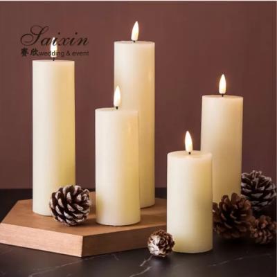 Luxurious Unscented Wedding Candles Up To 60 Hours 5cm To 10cm Diameter