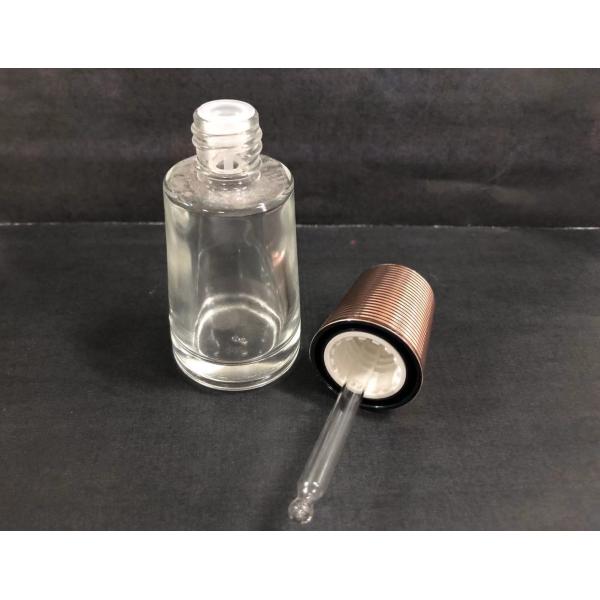 стеклянный макияж бутылки капельницы 30ml упаковывая с насосом винта герметизируя подгонянные цвет и печатание