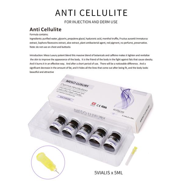 Private Label Best Weight Loss Body Fat Burning Anti Cellulite Belly Slimming Mesotherapy Serum Injection