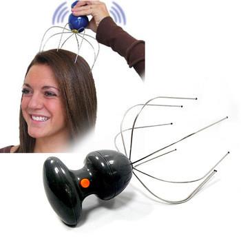 hot wholesale spider automatic vibrating electric head massager comb vibrating electric hair scalp massager DS-BHC1509