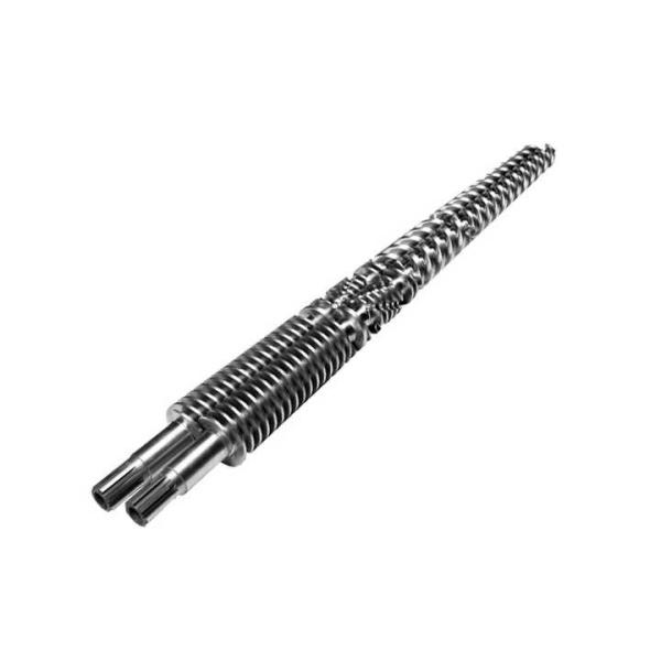 65/132 Conical Twin Screw Extruder Barrel For Pe Wood Plastic Wpc Conical Screw & Barrel
