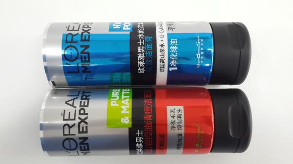 material laminado alumínio de empacotamento do revestimento do tubo do cosmético vazio claro alto da cara 100ML