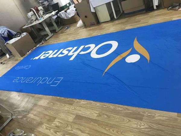 Vivid Image Large Printing Format Stitching Edges 10 Ft Oversized For Business Promotion