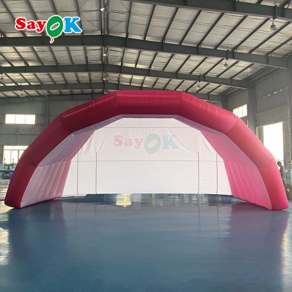 Weather-resistant Inflatable Stage Cover White Air Tent for Outdoor Concerts and Shows