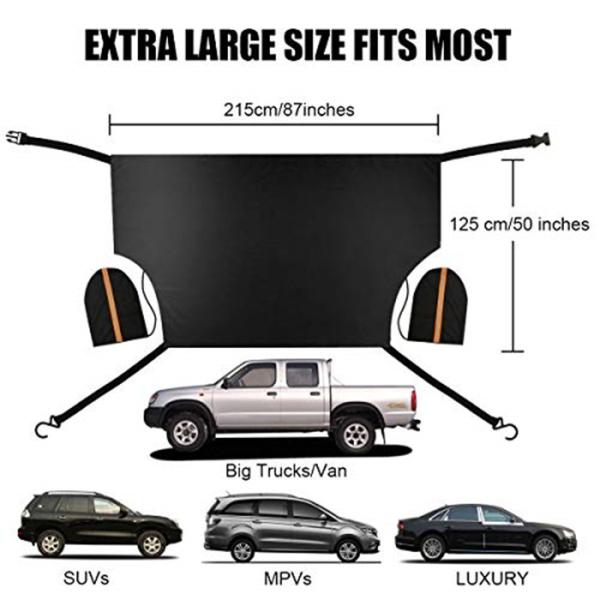 Аксессуары автомобиля крышки лобового стекла снега 55,9 дюймов магнитные