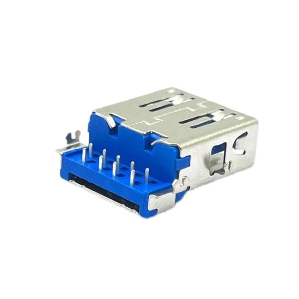 Женщина DIP USB соединитель PCB Mount Socket RVS USB3.0 тип A STD 9 пин