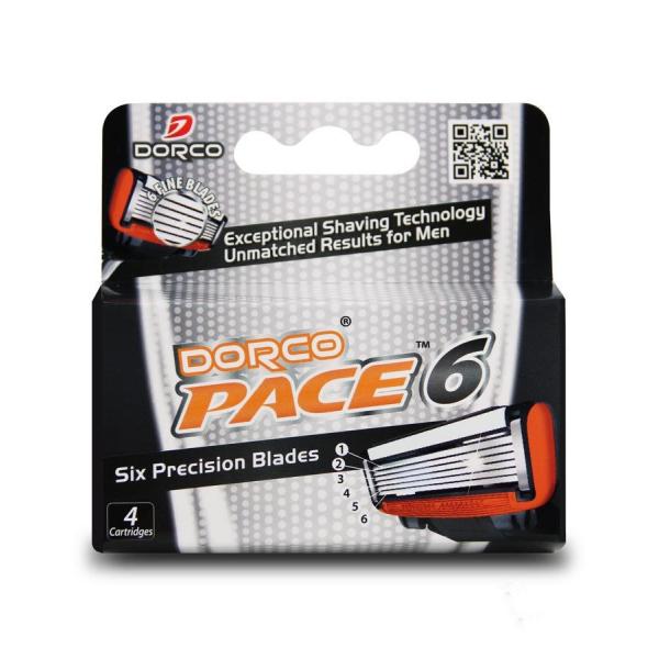 4PCS/Pack razor blades Men Manual Shaving Razor blades with 6 Blades High quality blades sharpener blades