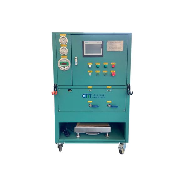 R407C R404A R507 Refrigerant Filling Station with 10L-100L Cylinders