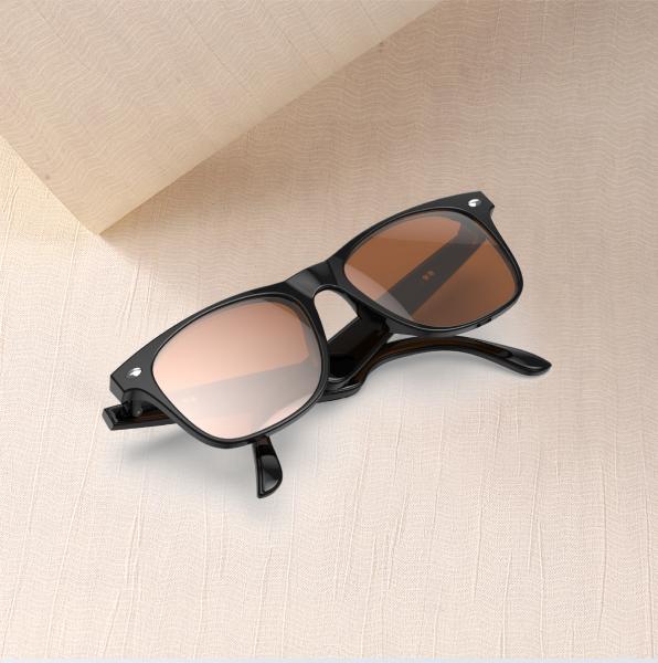 2025 W100 Polarized Sunglasses With Wireless BT Speaker AI Translation , Unisex Anti-blue Music Smart Glasses For Outdoor Sports