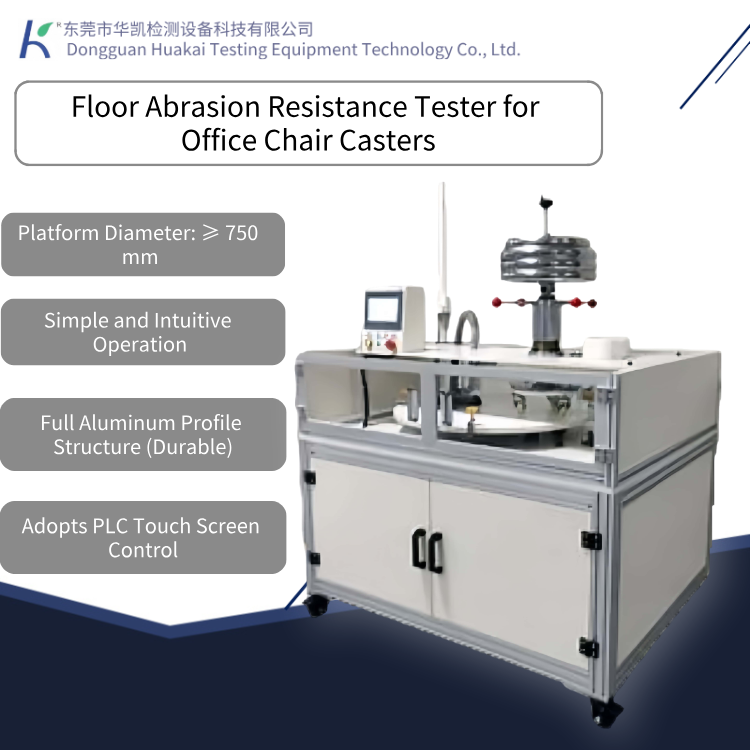 Office Chair Caster Abrasion Tester for Flooring Chair Caster Testing Machine