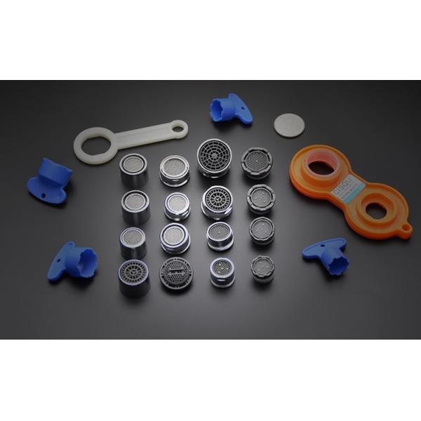 Bathtub Faucet Water Saving Aerator Silver Color Stainless Steel Material