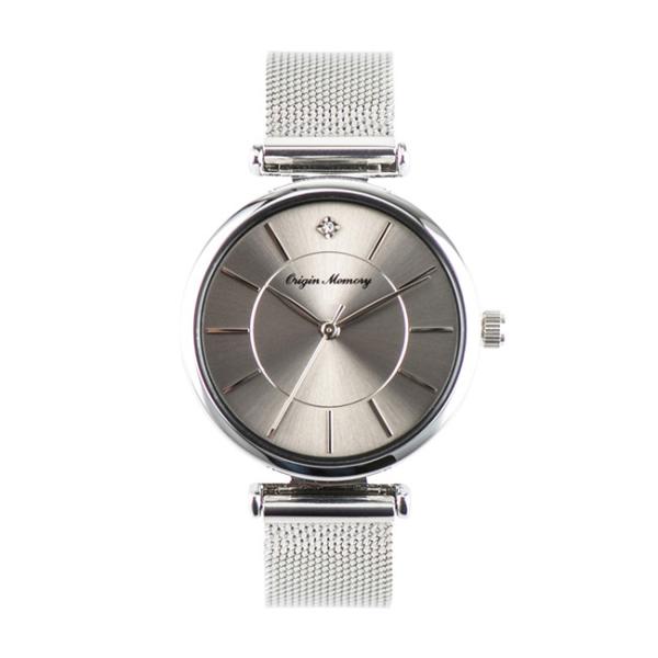 Steel Band OEM Alloy Quartz Watch 32mm Rose Gold Wristwatch For Ladies Quartz