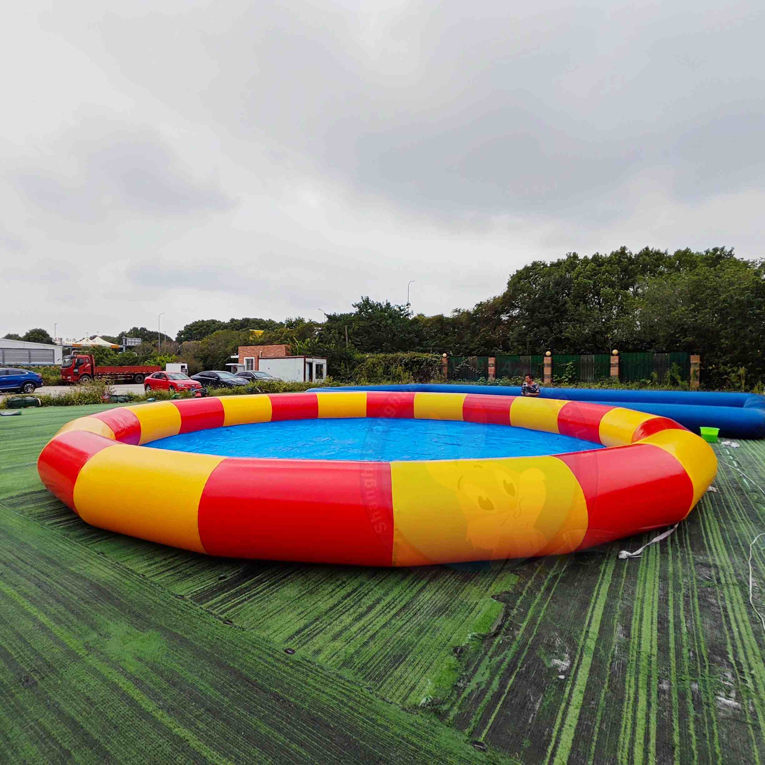 Inflatable Swimming Pool Large Family Inflatable Pool Custom PVC Pool Commercial Outdoor Pool for Garden Resort Event Rental