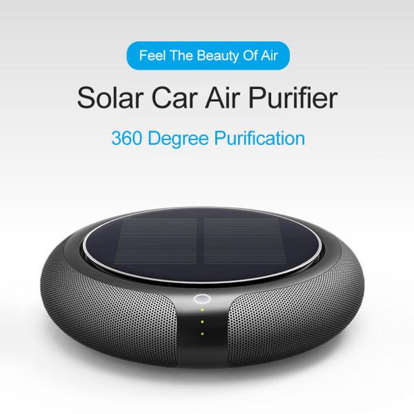 HOMEFISH Purificador de Ar para Automóveis 2023 Ionizador HEPA Solar Purificador de Ar para Automóveis