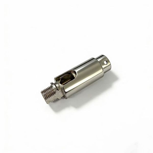 Chrome Plated Brass Light Fixture Parts M10x1 Thread 16x52 Brass Connector