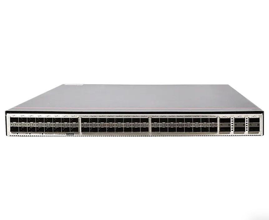 CE6857E-48S6CQ-B 48*10G SFP+ 6*100G QSFP28 2*AC Модули питания 4*Модули вентиляторов Порт боковой впуск воздуха