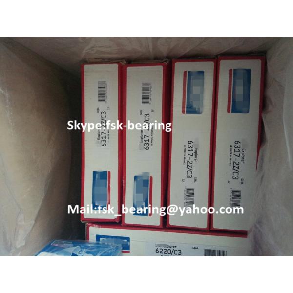 6317 2Z Low Friction Ball Bearing Smaller Clearance Bearing 85*180*41mm