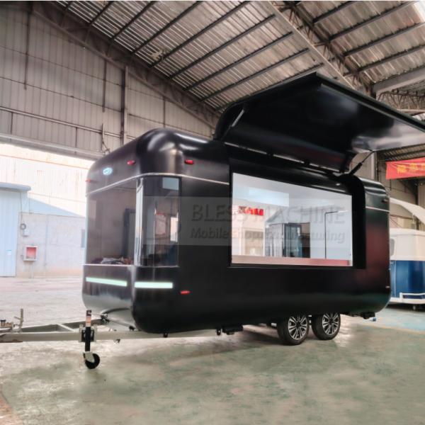 Rubber Universal Wheel Battery Driven Mobile Boutique Cart for and Retail Distribution