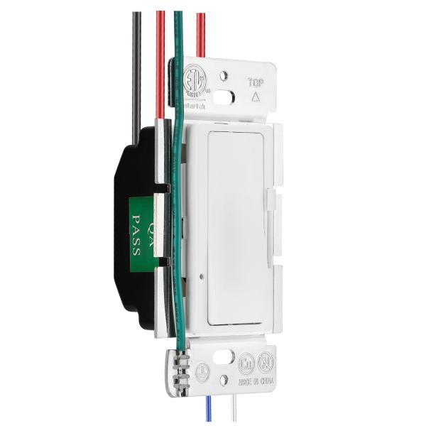 ETL Certified LED Dimmer Switch 0 - 10V Incandescent Light Dimmer Switch