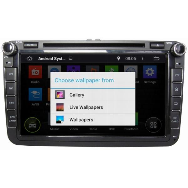 Ouchuangbo Auto Radio Stereo GPS Navigation for Volkswagen Sagitar /Touran 2006-2012 Android 4.4 3G Wifi OCB-8008AD