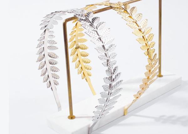 Alloy life leaf gold silver color headbands fashion design popular metal headwear hair accessories Yiwu accessories