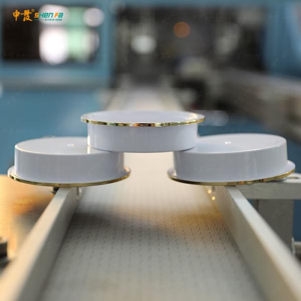 60Hz 8Kw Plastic Round Caps Automatic Hot Stamping Machine