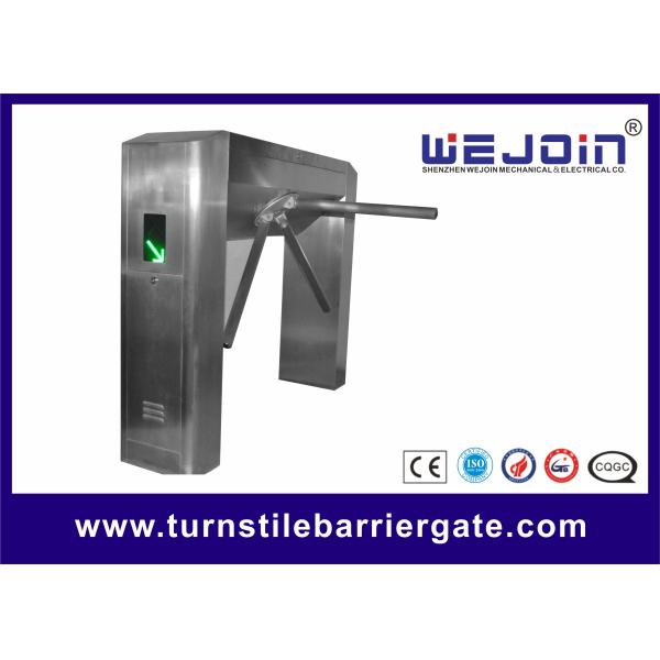 Counter Esd Fingerprint Rfid Sliding Tripod Turnstile Gate Access Control DC12V