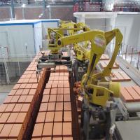 Robot empilant la machine de fabrication de brique automatique 800kg avec la pince