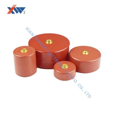 Excelente resistência à tensão HV condensadores de maçaneta de porta 45kV classe 1 materiais cerâmicos