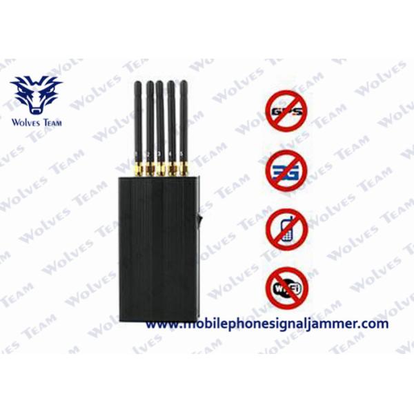 5 Antenna Portable Cell Phone WIFi GPS L1 Mobile Phone Signal Jammer