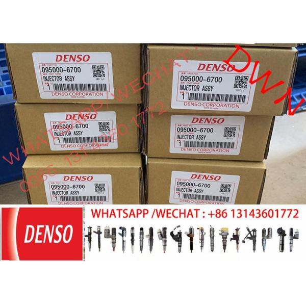 GENUINE original DENSO Injector 095000-6700 095000-6701 for HOWO heavy truck R61540080017A