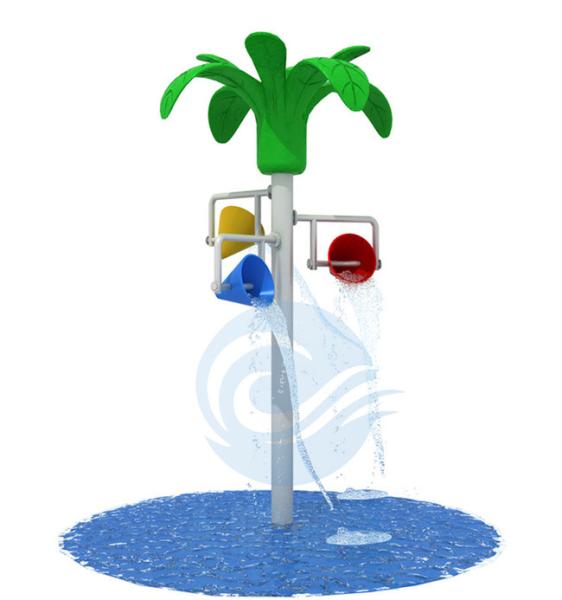 Sunflower Water Splash Pad 3.0m Height Children Water Play Equipment