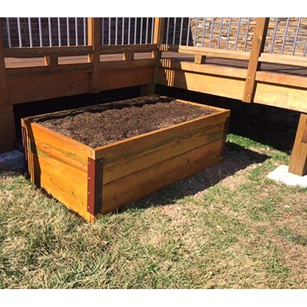 Покрытые порошком легкие сборки поднятые садовые кровати угловые соединители для бракетов из алюминия