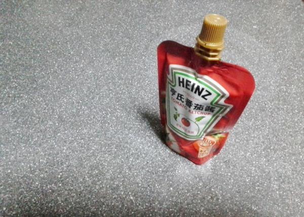 100ml Spout Stand Up Pouch Food Grade Recycled For Tomato Sauce
