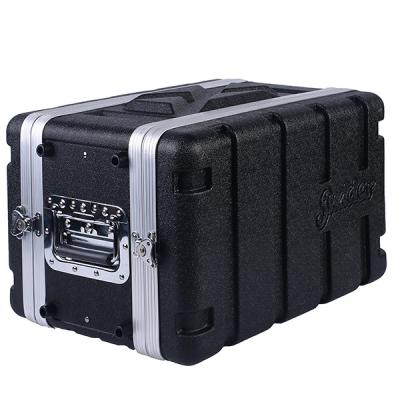 Durable  ABS 8 Depth 6u Shallow Flight Case 4X Laches