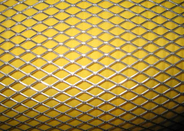 Electro Galvanized Expanding Wire Mesh Metal Sheet 1000mm Length 0.1mm Thickness