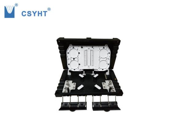 ABS Material Joint Closure Fiber Optic Load PLC Splitter With 16pcs FTTH Drop Cable Port